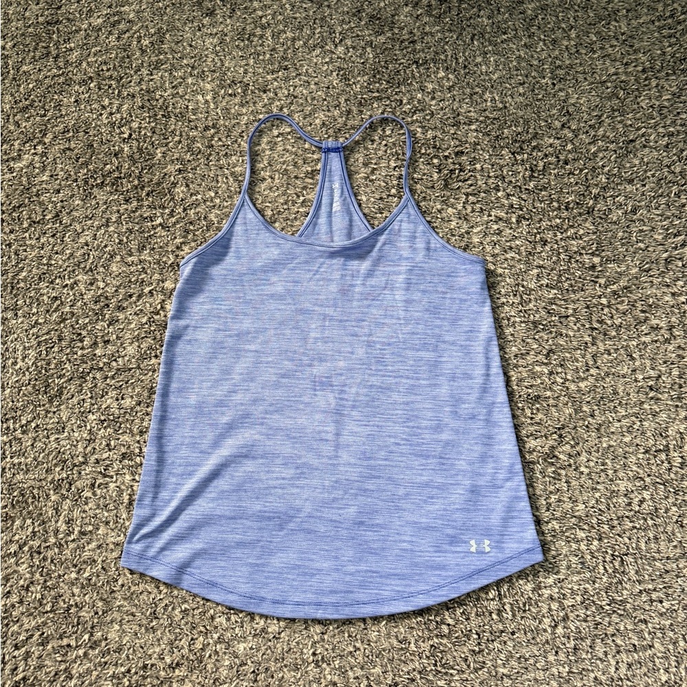 Under Armour Purple Sleeveless Relaxed Tank Top